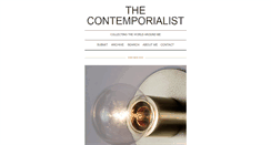 Desktop Screenshot of contemporialist.com